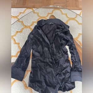 Zara Women's Elegant Black Button Down